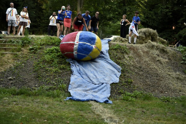 Wielka piłka Wykwitexu fot. Kazimierz Ździebło