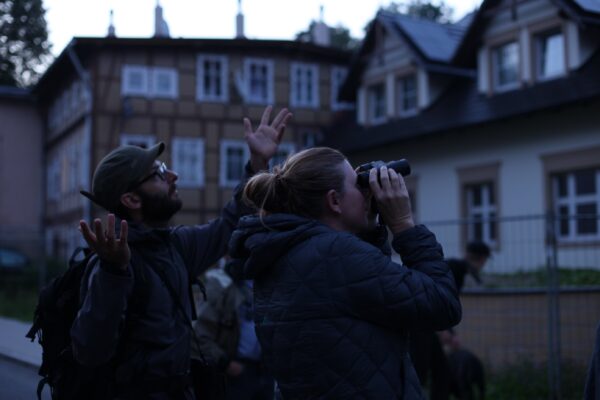 Spacer ornitologiczny, Stanisław Łubieński, fot. Gabriela Benkol Gamrowska