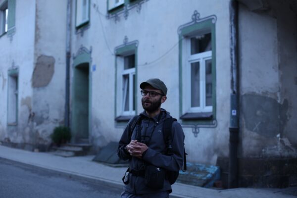 Spacer ornitologiczny, Stanisław Łubieński, fot. Gabriela Benkol Gamrowska