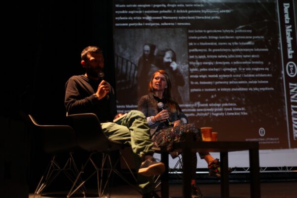 Dorota Masłowska i Stanisław Łubieński